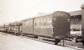 Wagon pocztowo-bagażowy serii Fg, zbudowany w 1908 r. w Zielonej...